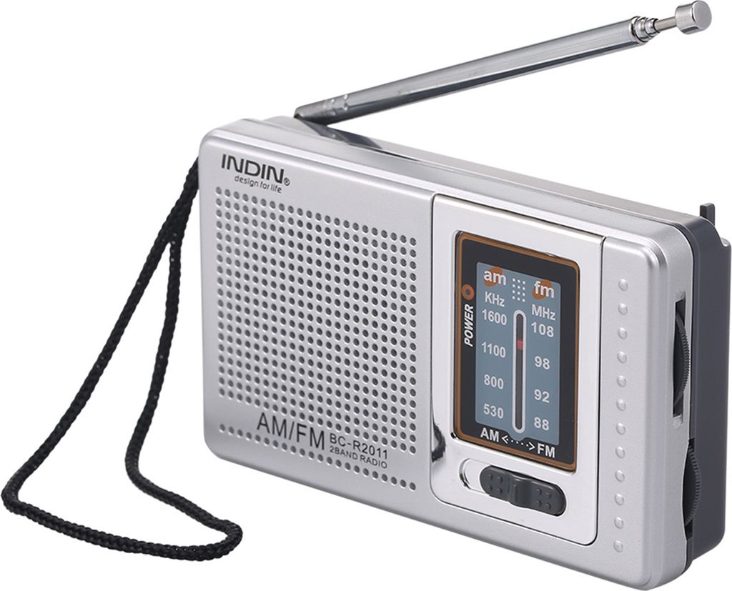 INDIN BC-R2011 Tragbares Radio, FM/AM-Dualband-Radio, mit Produktbild 