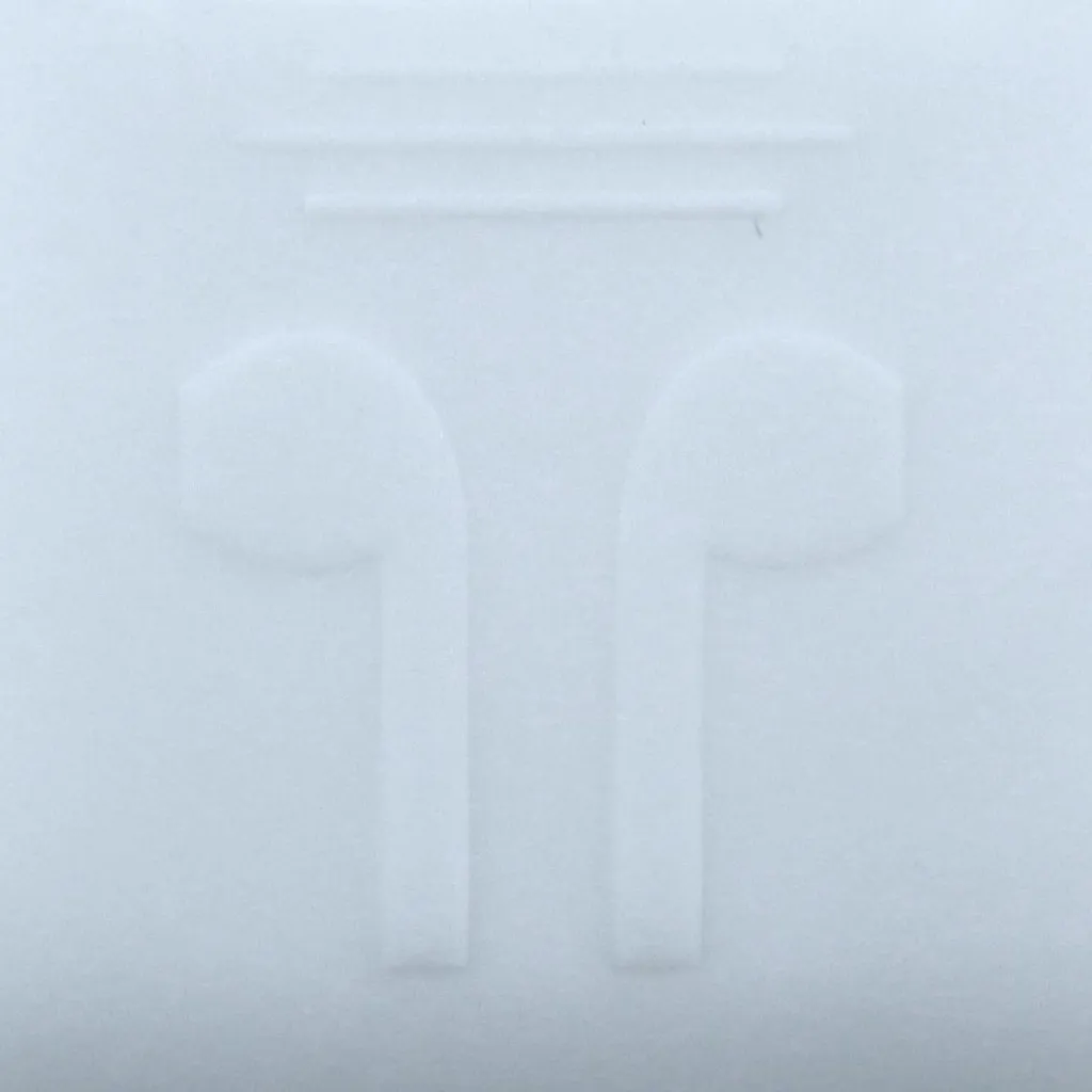 Housse de protection pour AirPods Apple en silicone souple coloris Blanc