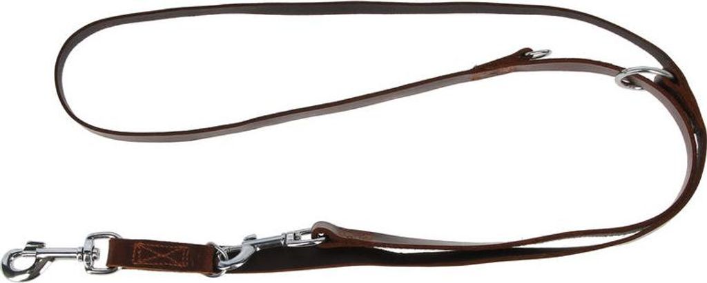 Kerbl VEGAS Führleine braun, ausschnallbar 22 mm, 240 cm Produktbild 
