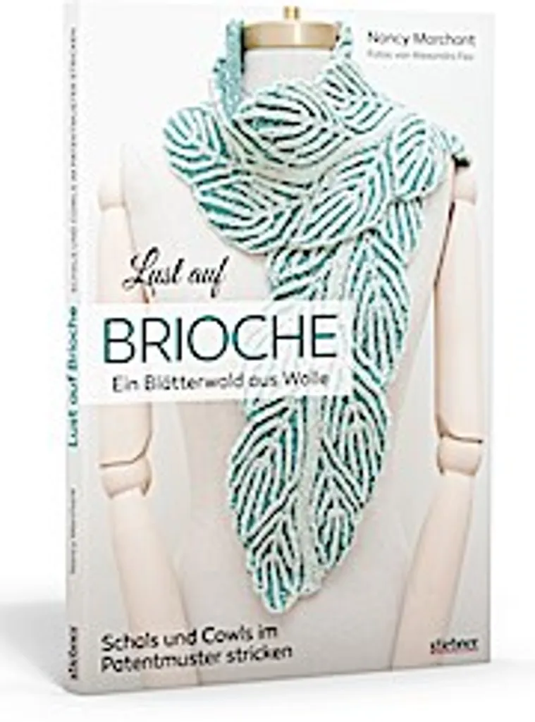 Livre de tricot Brioche Blätterwald : modèles créatifs en laine douce