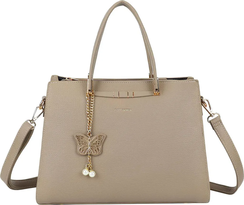 Borsa a Mano Gallantry Ariane Taupe: Stile Urbano e Tracolla Pratica