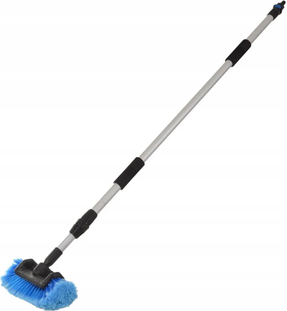 Spazzolone Lavaggio Camion 250 cm | Telescopico con Attacco Acqua