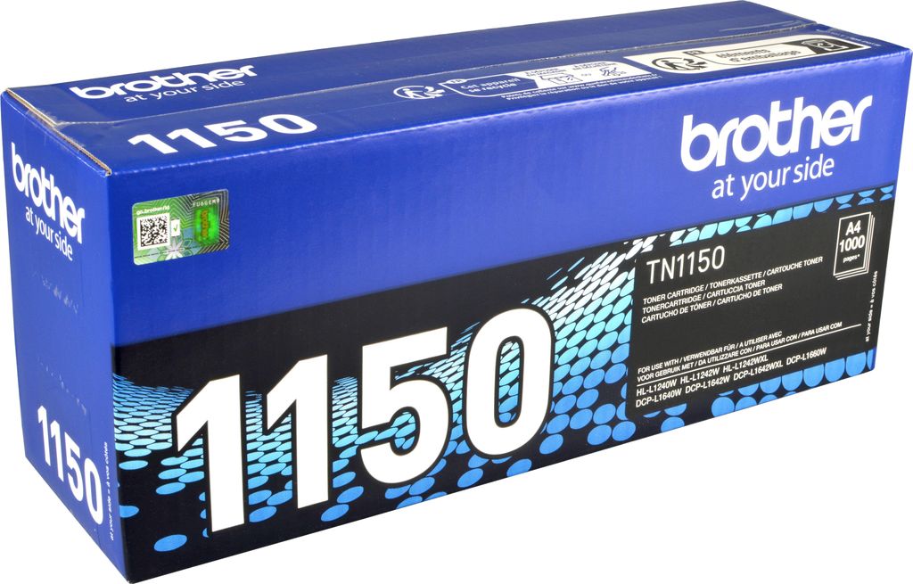 Brother TN-1150, 1000 Seiten, Schwarz, 1 Stück(e) Produktbild 