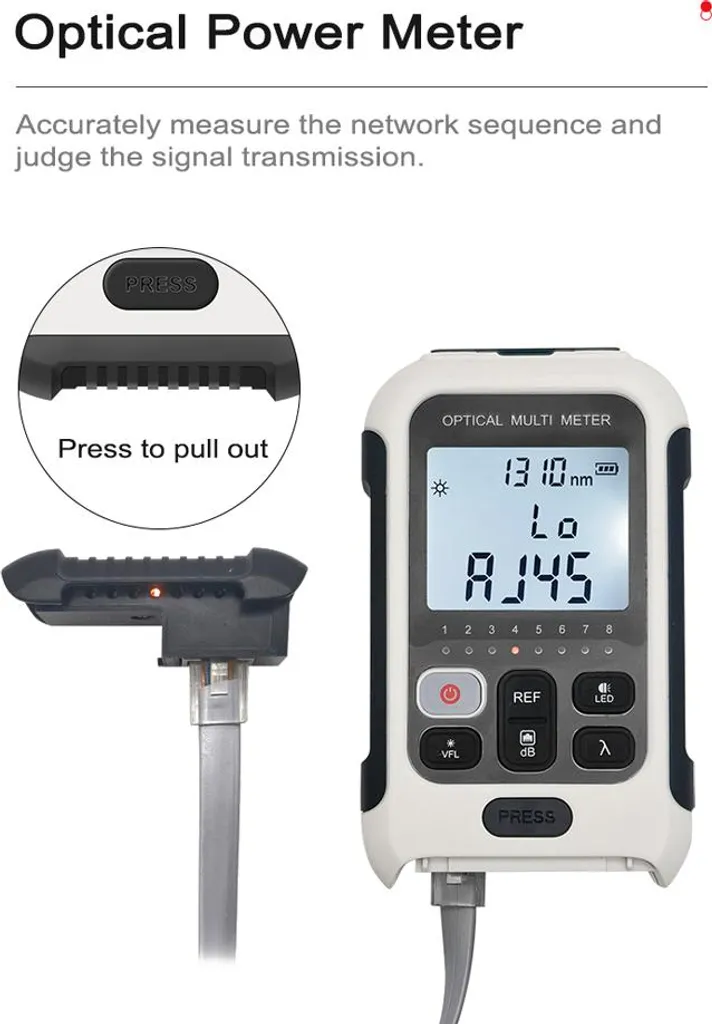 Ampèremètre optique portable avec mesure de séquence réseau précise - 6