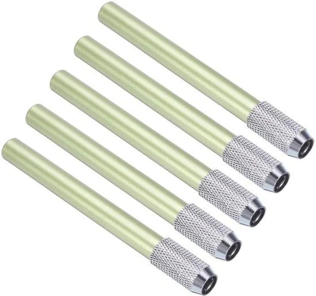 Supports de plantes en métal vert pour fleurs à tiges courtes lot de 5