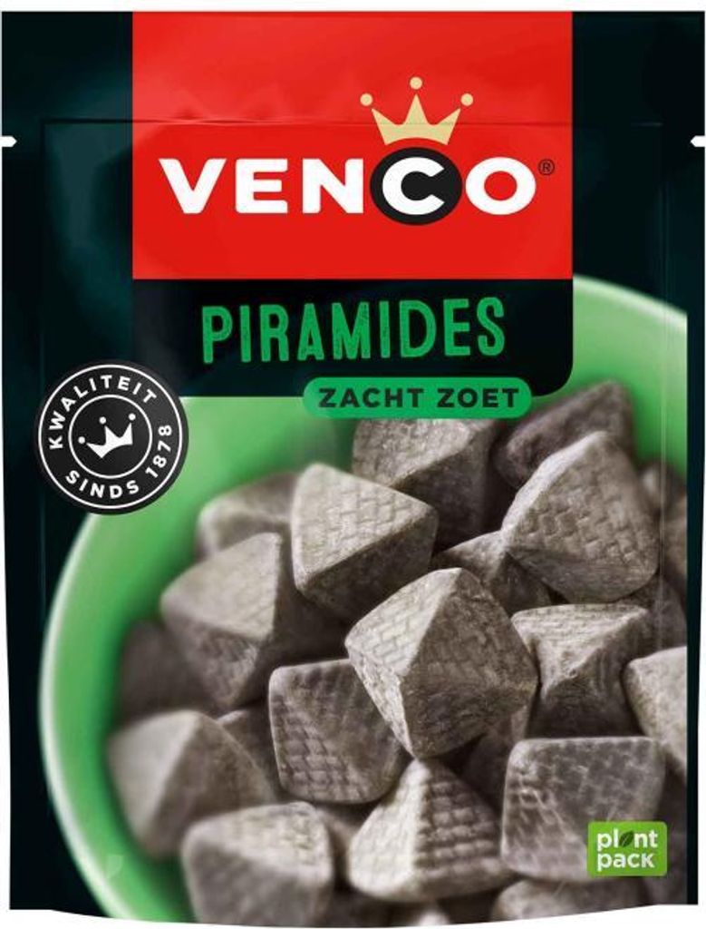 Venco Piramides Zacht Zoet 235g (MHD 01.06.2026) Produktbild 