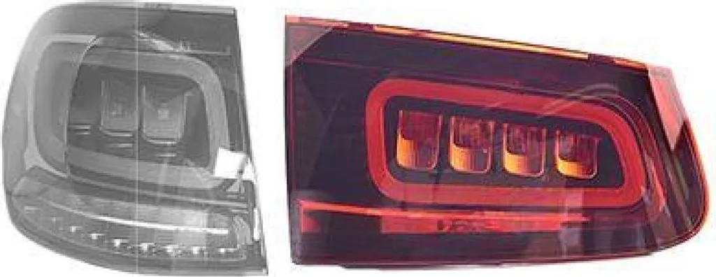Bloc Optique Arrière Gauche VAN WEZEL 2976923U - Éclairage de Qualité