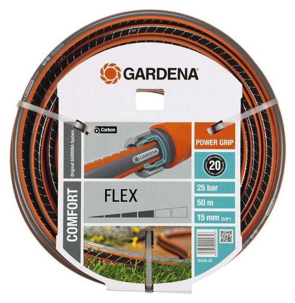 Tuyau d'arrosage GARDENA 18049-26 COMFORT FLEX Ø15mm - 50M Image du produit 