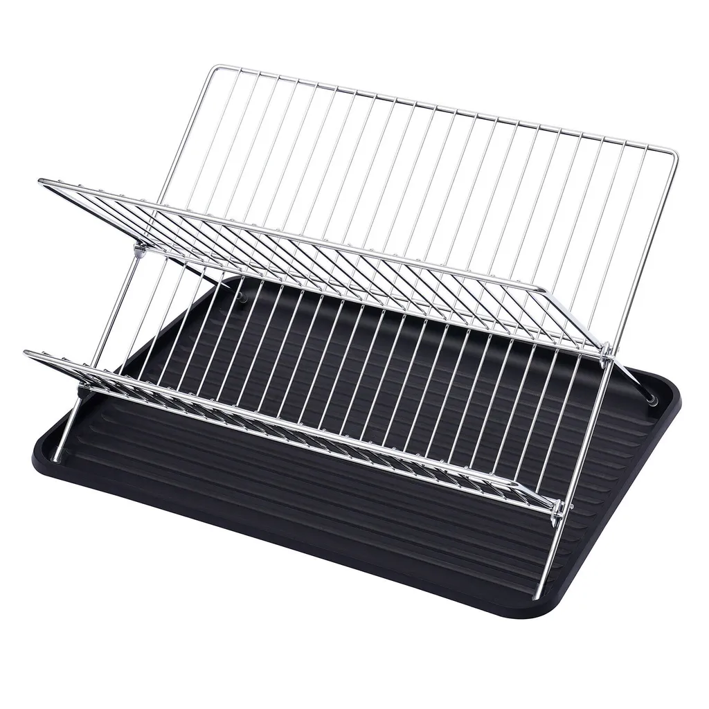 Égouttoir à vaisselle vertical inox compact pour assiettes et bols 45cm - 9