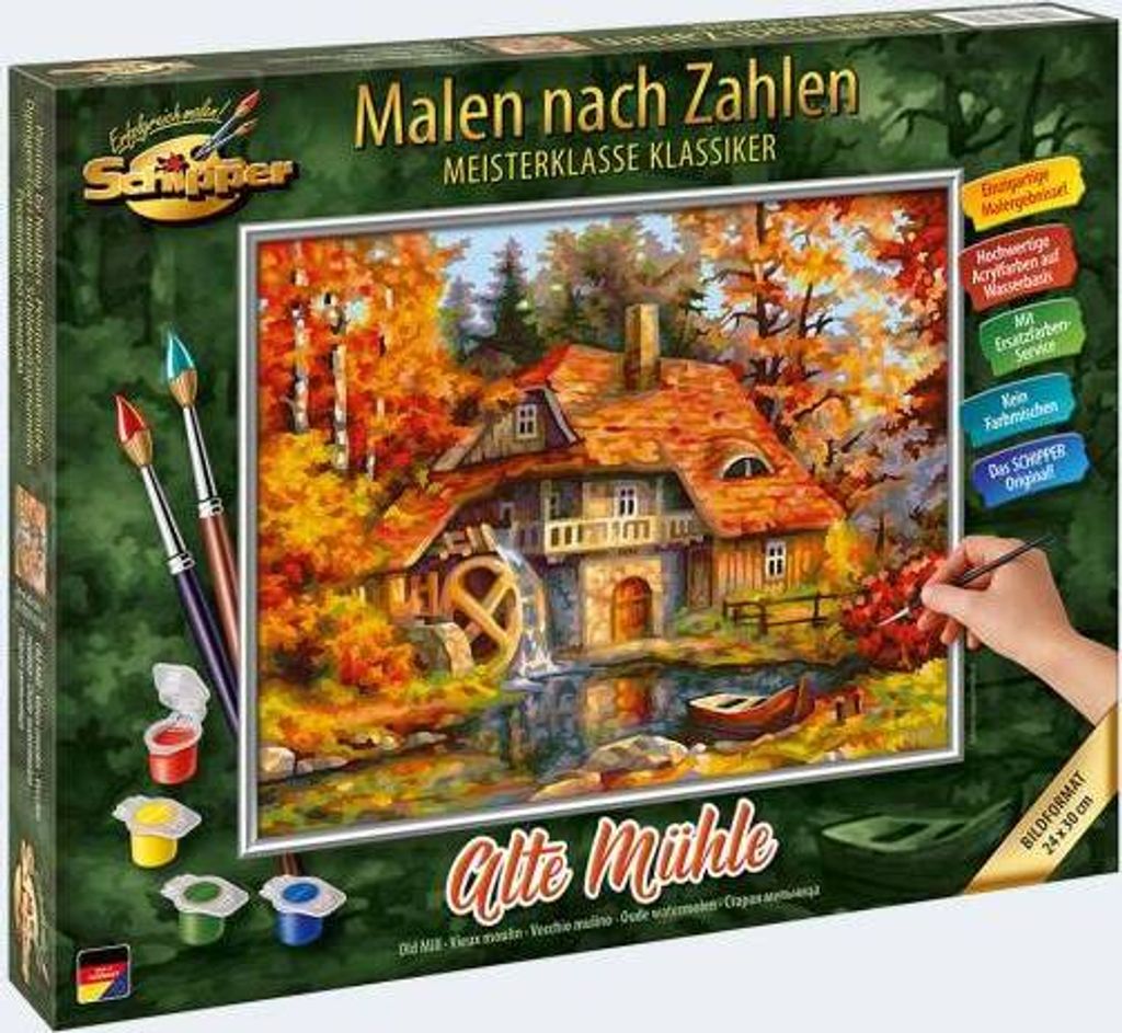 Simba Schipper Malen nach Zahlen - Alte Mühle