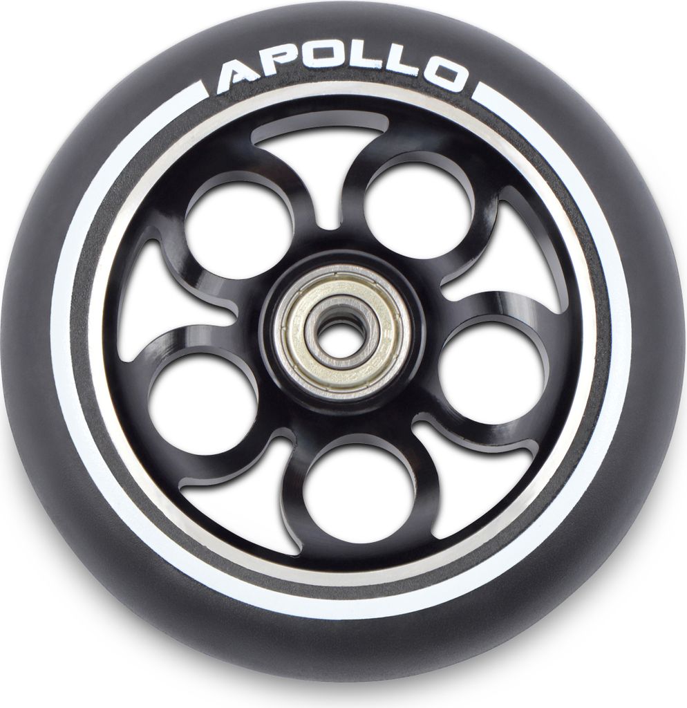 Stunt Scooter Wheel Set Black - ALU Core - 110 mm von Produktbild 
