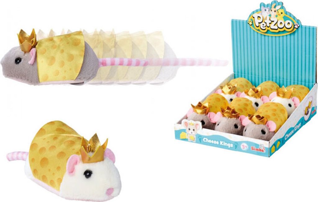 Simba Dickie Vertriebs GmbH PETZOO KAESEKOENIGE, 2FACH SORT