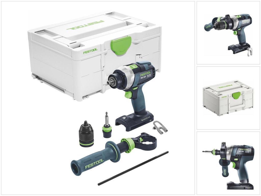 Festool TDC 18/4-Basic accuboormachine 18 V 75 Nm ( 575601 Productafbeelding 