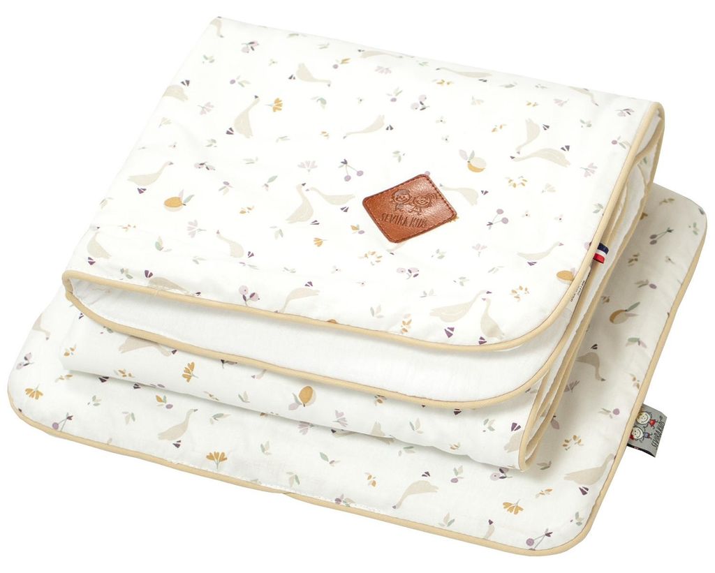 Bettset Wiege Sidonia 2 teilig - 50x70 cm - Beige | by SEVIRA KIDS