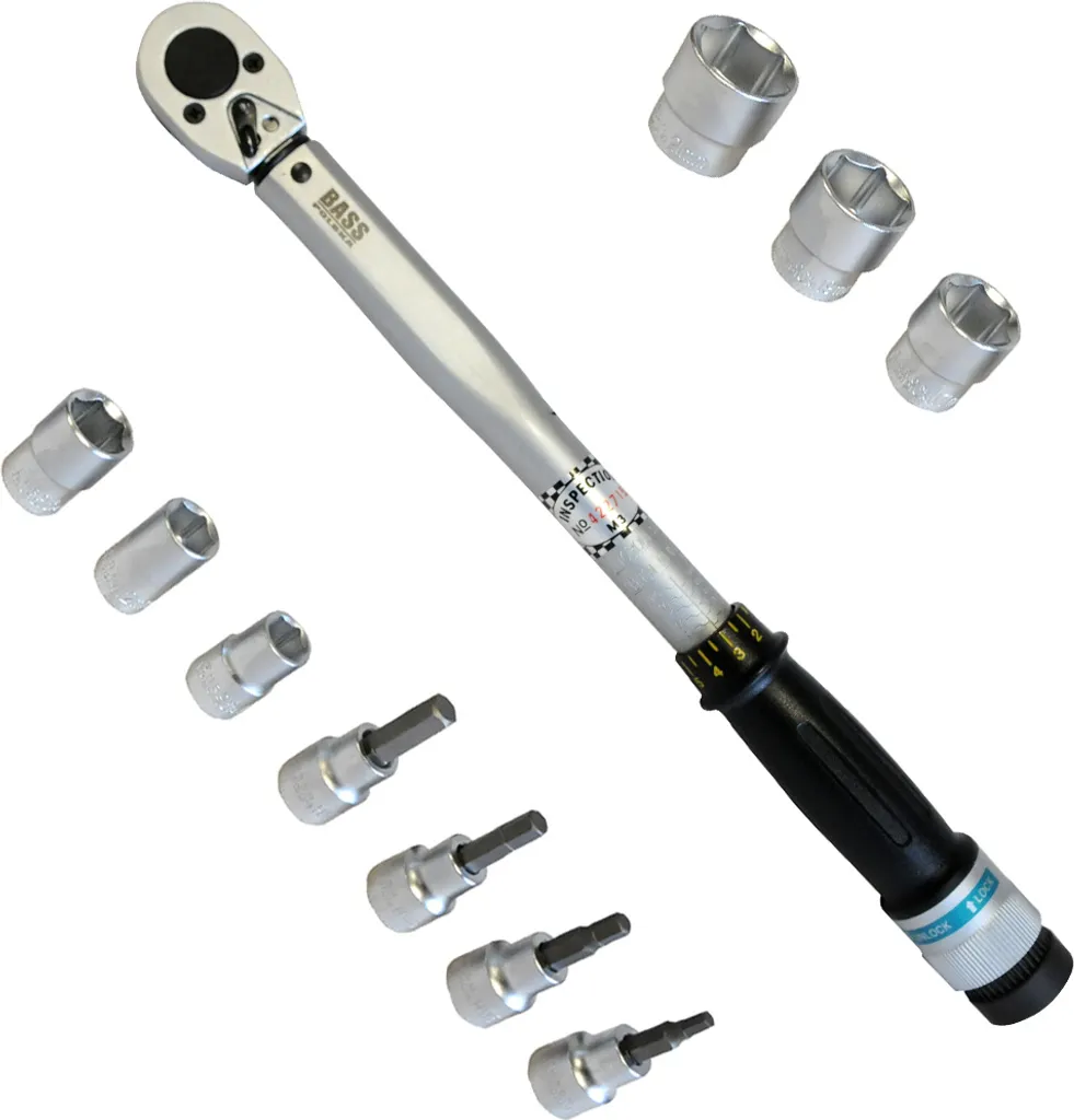 Chiave Dinamometrica 3/8" 20-110 Nm Professionale con Bussole | 7457