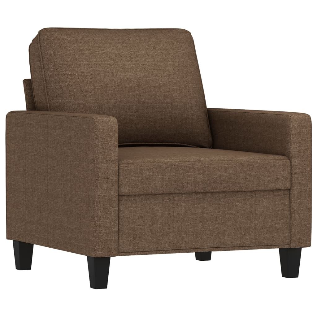 Sessel dkd-home-decor 78 x 77 x 80 cm (B x T x H) Braun Stoff Metall Textilene 110 kg