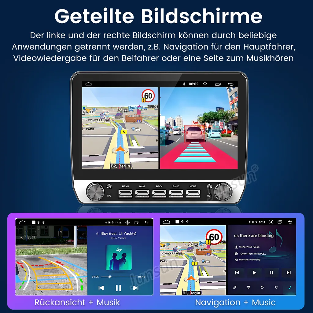 Radio Camper Ducato Android 15: CarPlay 10" per Jumper e Boxer - 15