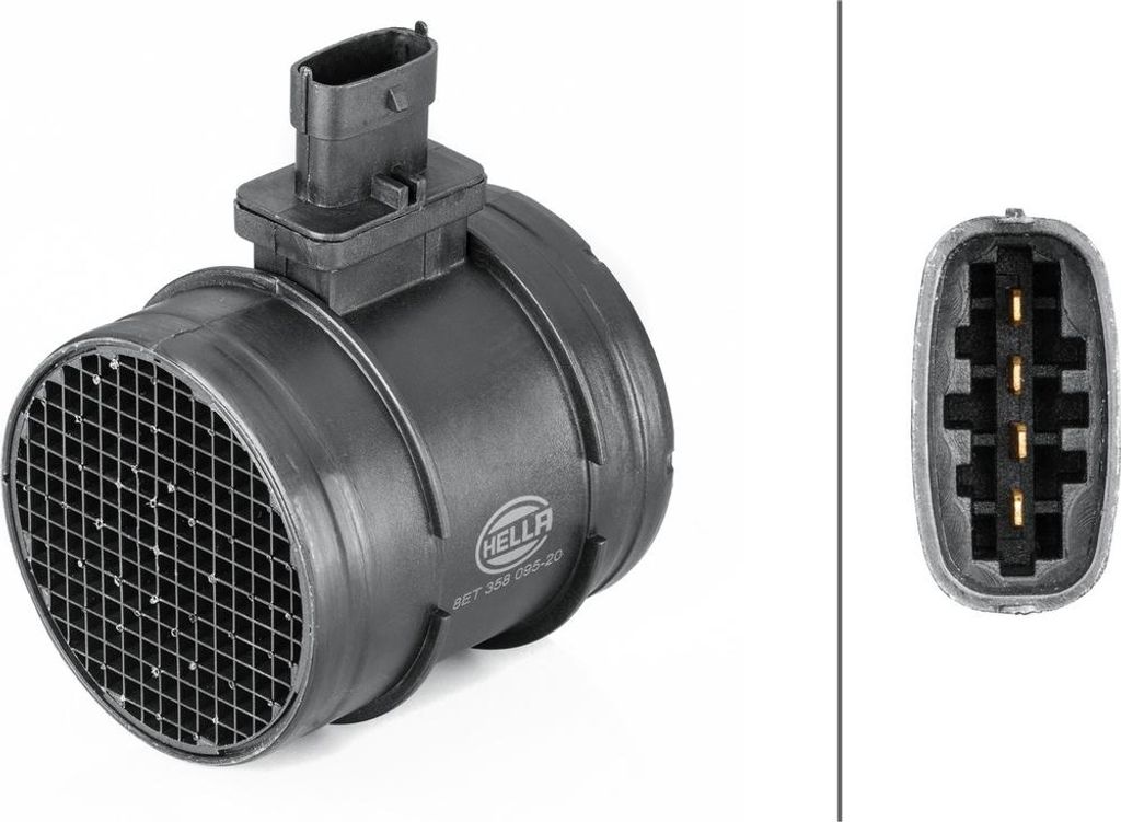 HELLA 8ET 358 095-201 Luftmassenmesser LMM für FIAT Ducato Produktbild 