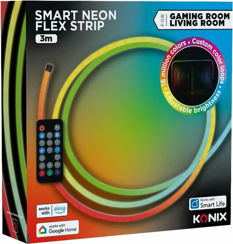 KONIX SMART Strisce LED 3 m Multicolore