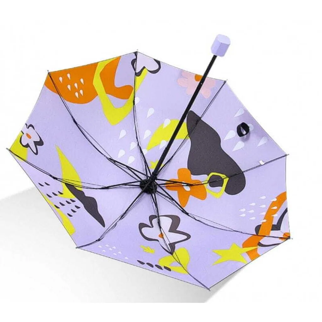 Parasole Auto ad Ombrello Viola Par01Wz15: Design e Comfort Estivo