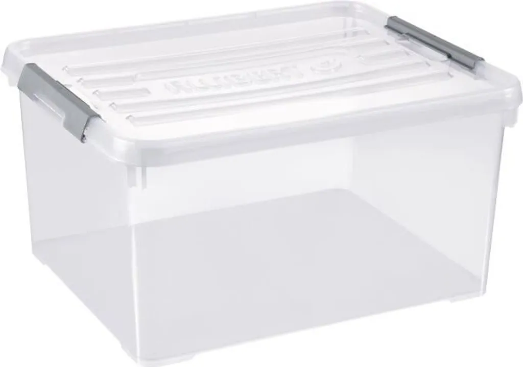 Boîtes de rangement 35L étanches et robustes avec fermeture clip