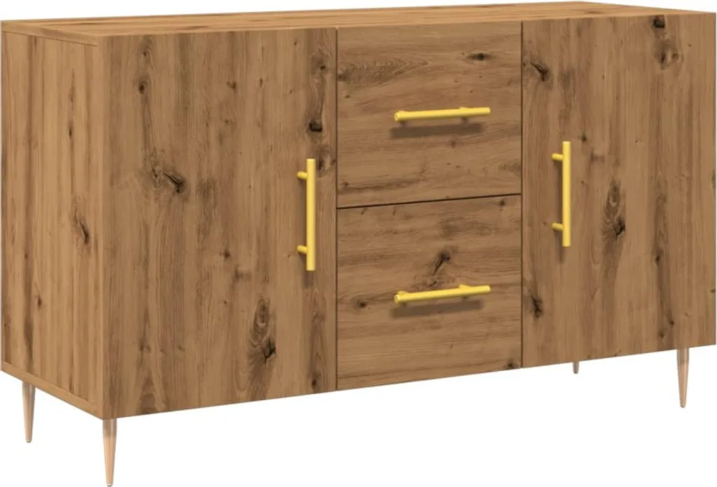 Credenza Bassa SYFAX™ 100cm Rovere Artigianale - Qualità Multistrato