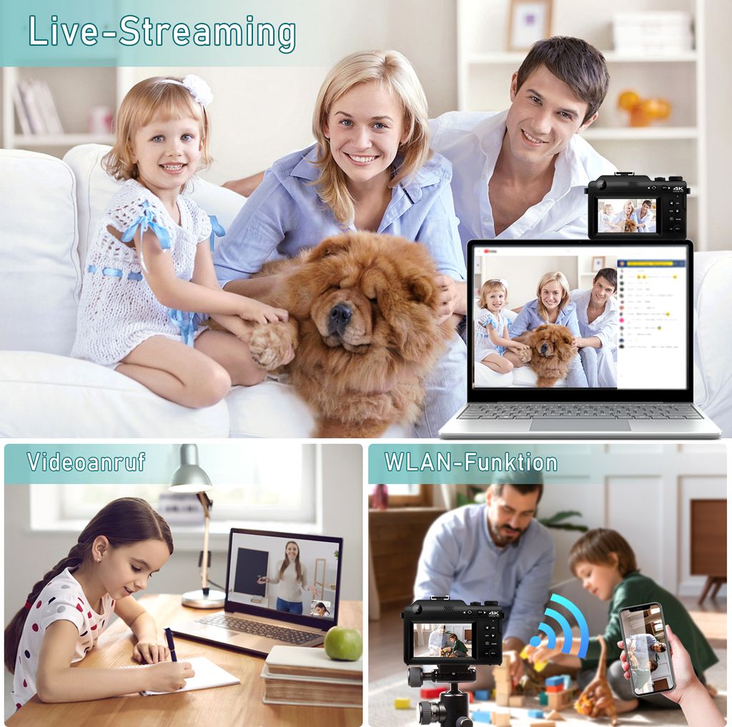 Digitálny fotoaparát s dvojitým rozlíšením 48 MP, video 4K, Obrázok produktu 8