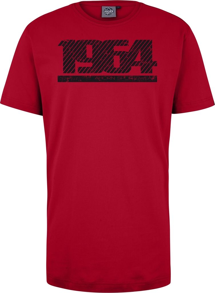 Übergrößen T-Shirt Graphic Number schwarz AHORN SPORTSWEAR Produktbild 
