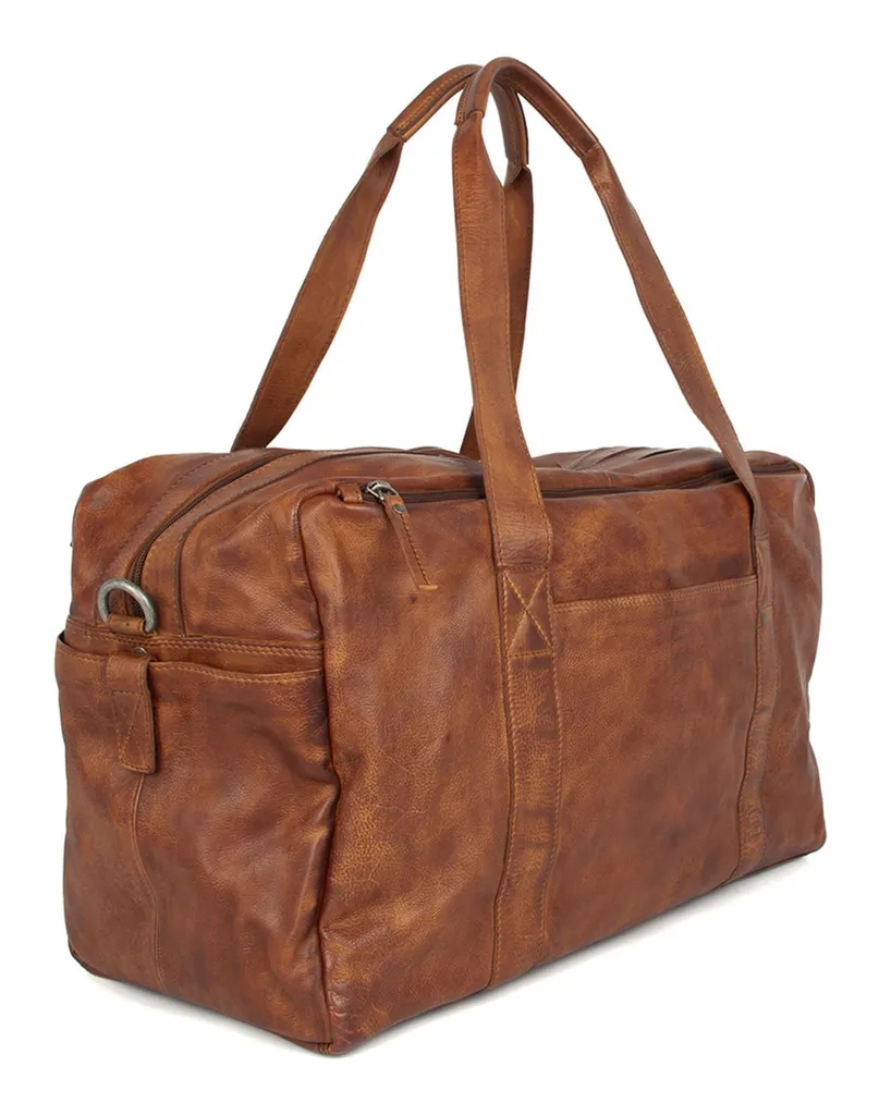 Sac de Voyage Cuir Brian : La Solution Spacieuse et Durable en Brun