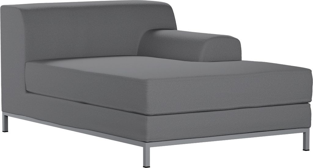 Dekoria Bezug für Kramfors Sofa Recamiere rechts, grau, Bezug für Recamiere rechts Kramfors