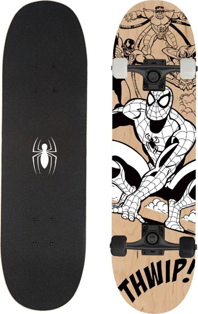 Nd15_59192 Deskorolka Drewniana Duza D100 Spiderm Zdjęcie produktu 