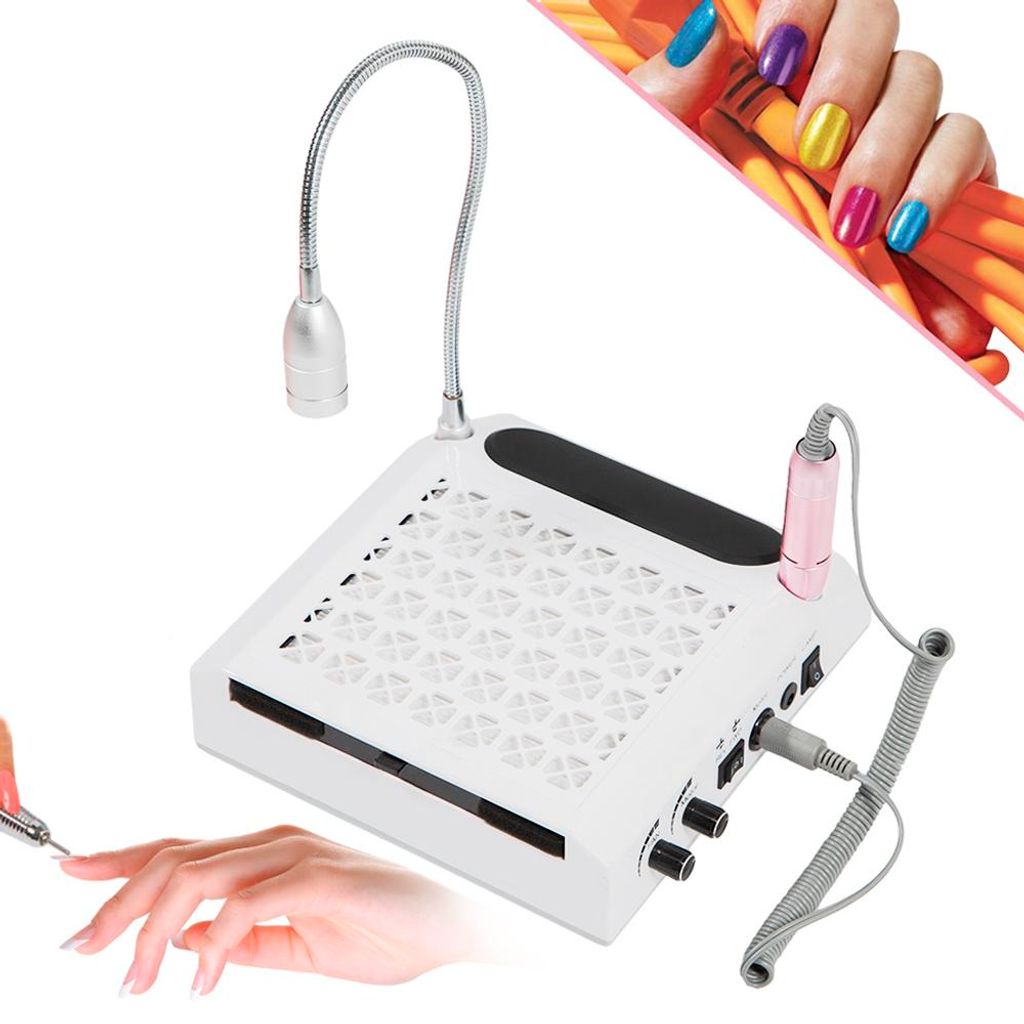 4 in 1 LED Elektrische Nagelstaubsammler Nagelstudio 80W Produktbild 
