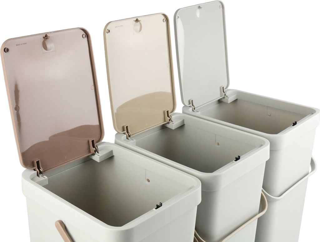 Odpadkový kôš 60 l 3 priehradky (3 x 20 l) Systém separácie Obrázok produktu 5