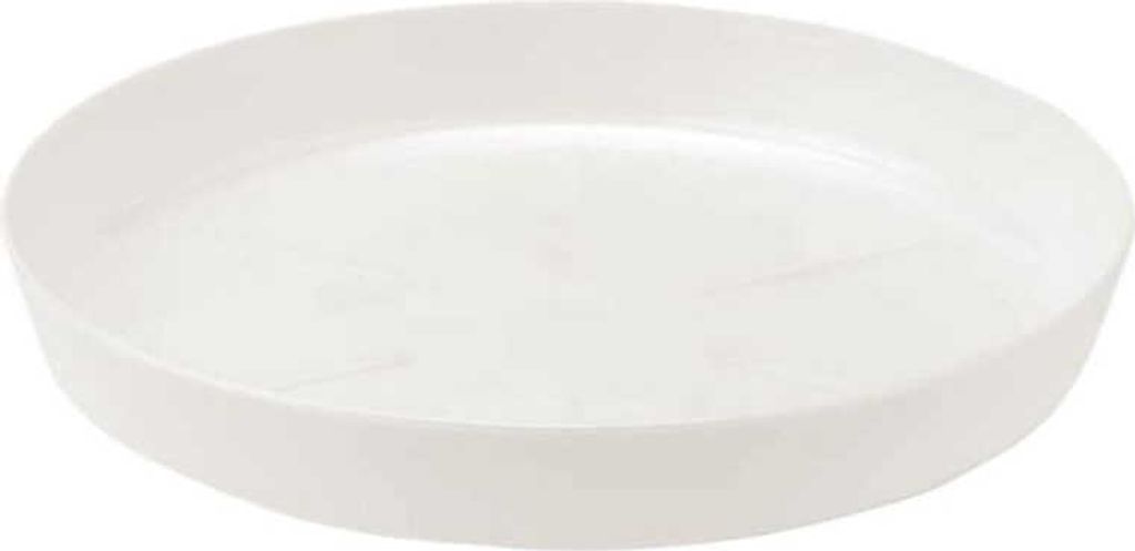 Weißer Blumentopfständer 12,6x1,8 cm Kunststoff