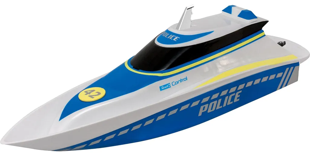 Bateau Police Revell RC - Vedette Intervention Télécommandée 24 cm