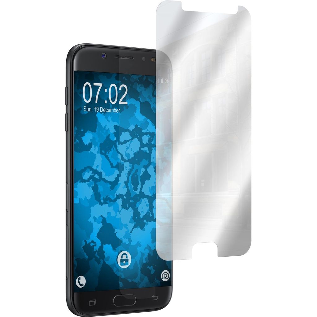 2er-Pack PhoneNatic Displayschutzfolien verspiegelt kompatibel mit Samsung Galaxy J7 2017