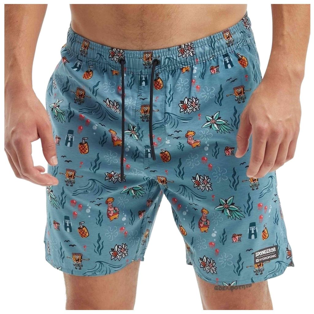Badehose Hydroponic Aloha Bob Esponja für Herren