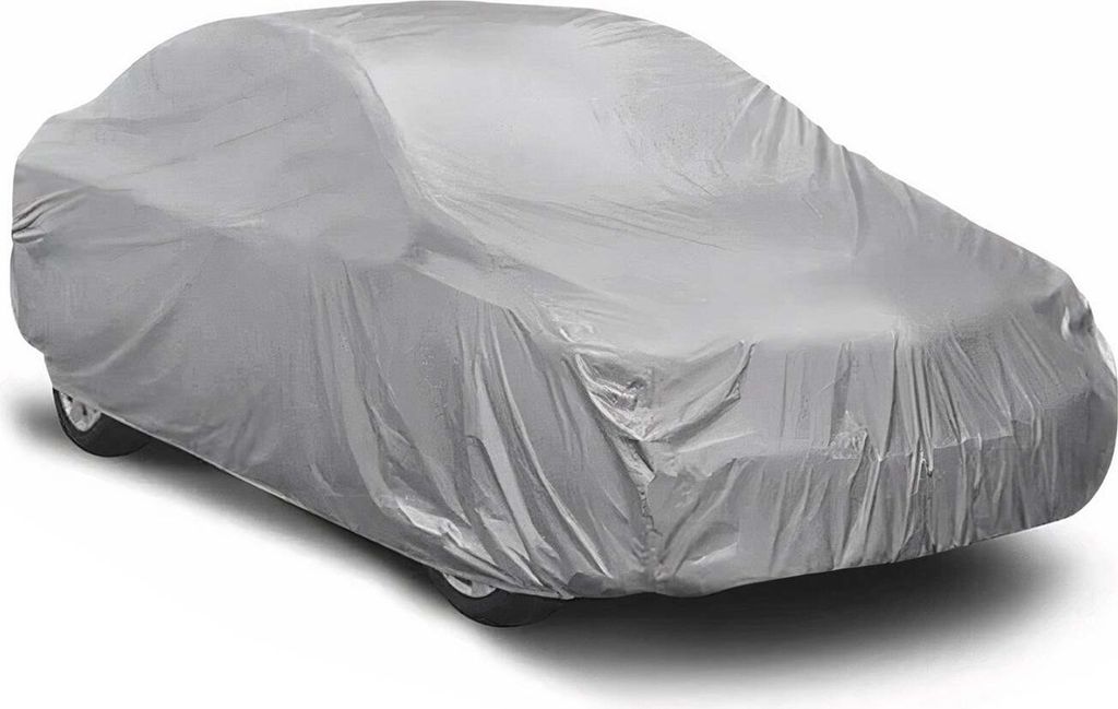 Auto Schutzhülle Vollgarage Ganzgarage Abdeckplane für MPV Autos Grau Klein