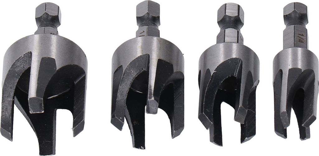 Konischer Stopfenfräser-Satz,Konischer Stopfenfräser,Konischer Stopfenfräser-Satz von 4,1/4in Schaft Konischer Stopfenfräser,Stopfenfräser,Kon...