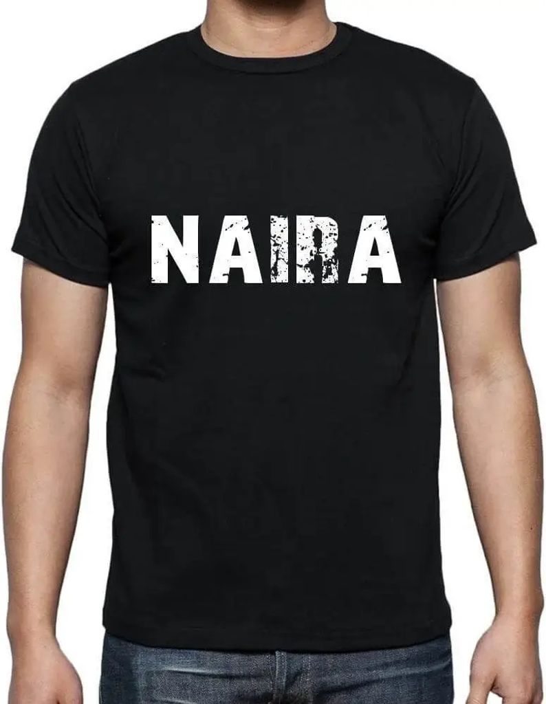 Herren Grafik T-Shirt Naira Öko-Verantwortlich Vintage Jahrgang Kurzarm Lustige Druck Geburtstag Geschenk Mann