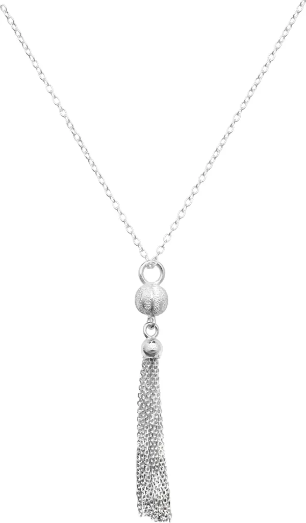 Collier Femme Argent Argenté 46cm - Bijou de Soirée et Quotidien 5mm