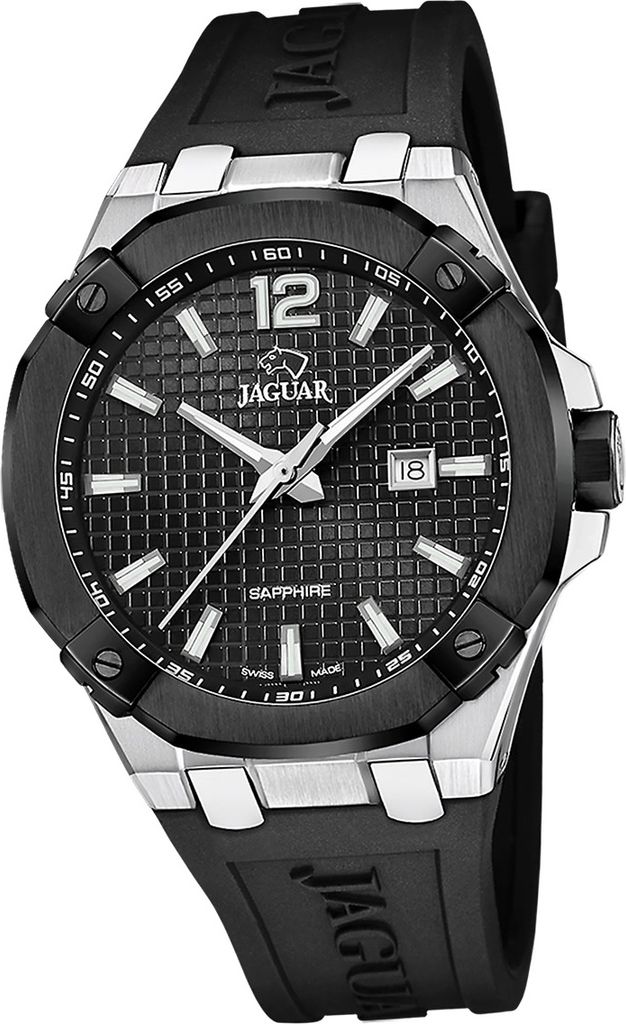 Jaguar Herren Uhr Silikonarmband schwarz D2UJ1019/2