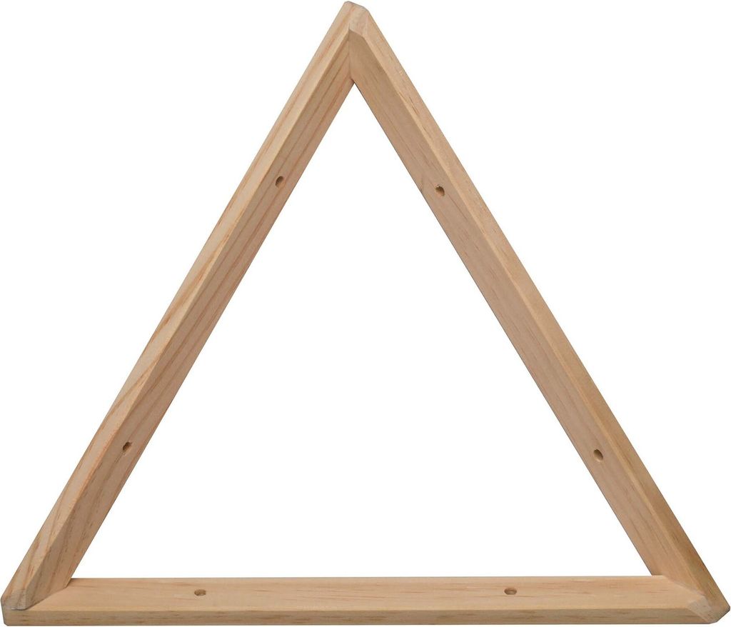 Astigarraga Dreieckiges Quadrat 30x30x30 Cm Braun Braun One Size