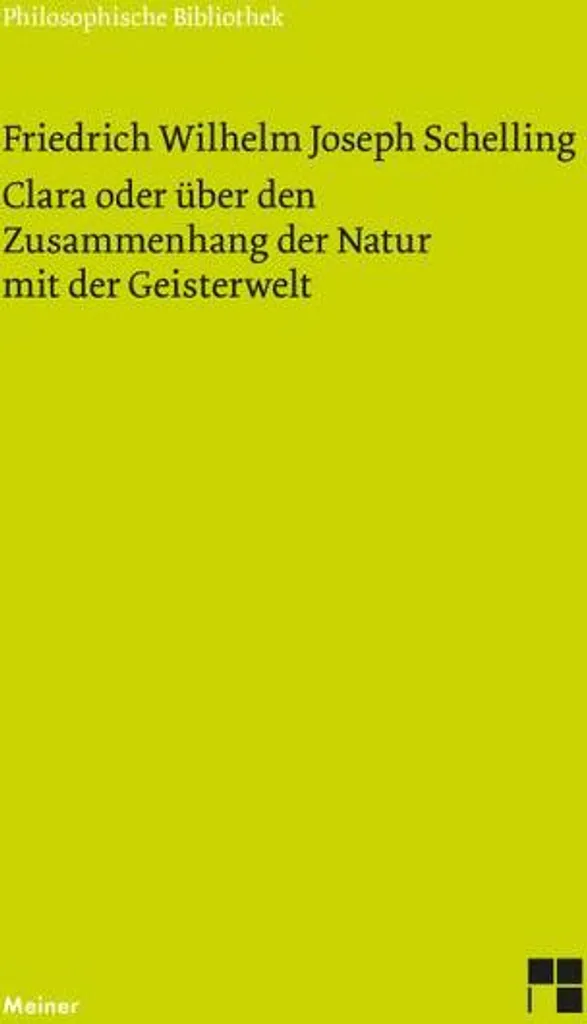 Livre de philosophie romantique Clara de Schubert pour collectionneur