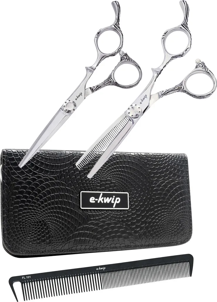 Ciseaux de coupe ergonomiques e-kwip Chikara 6.0 design offset