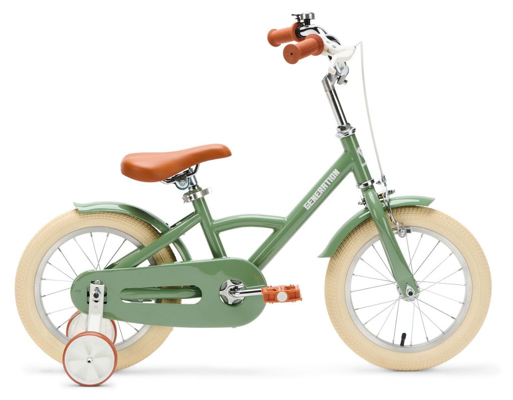 Generation Classico 14-Zoll Olive Grün - Kinderfahrrad