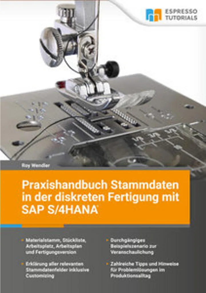 Livre SAP S/4HANA : Guide Pratique Master Data en Fabrication Discrète
