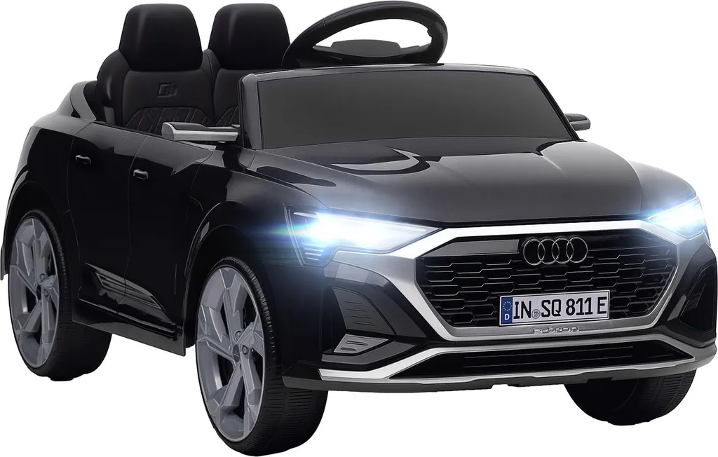 Audi Q8 Électrique Enfant 12V : Conduite Sécurisée et Design Noir Chic