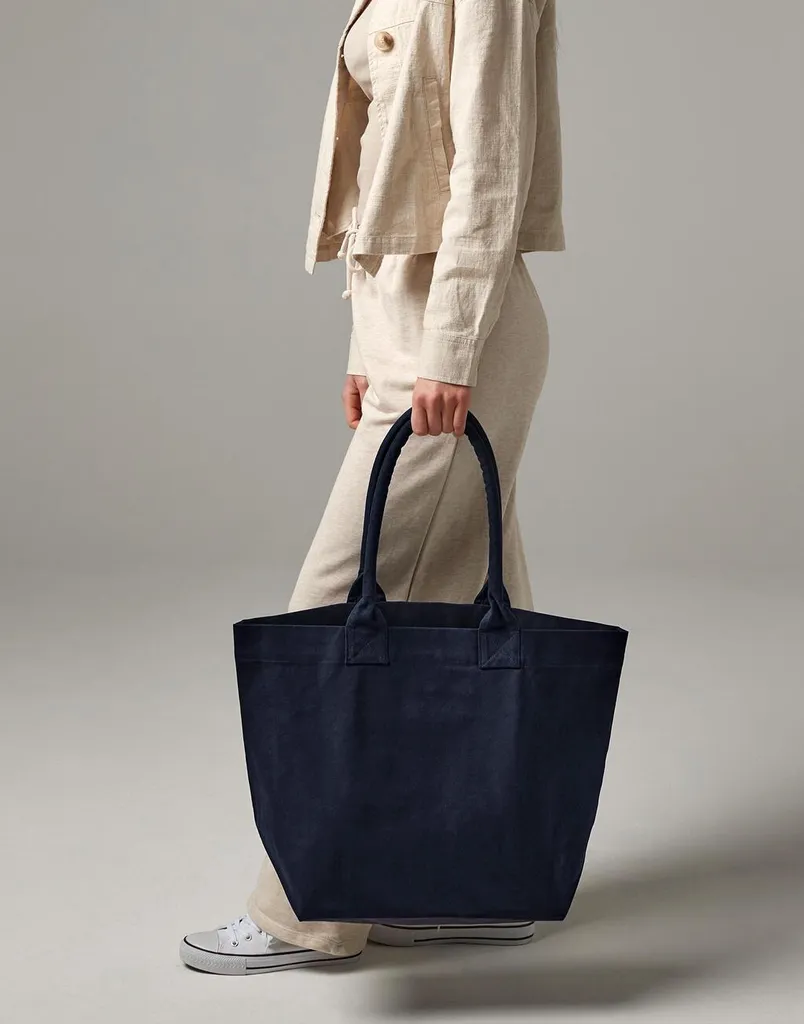 Westford Mill W626 Borsa Spesa Mare Cotone Fairtrade Blu Navy - 7
