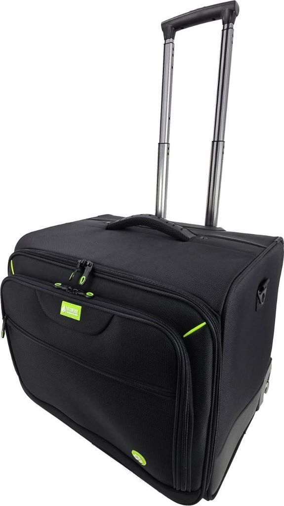 Oecoverde Aktenkoffer Auditum 5 recyceltes PET schwarz ca. 40 x 44 x 38 cm 46209